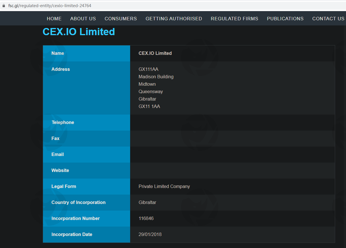 CEX.IO（天眼评分：6.90）-区块链交易所-中金网